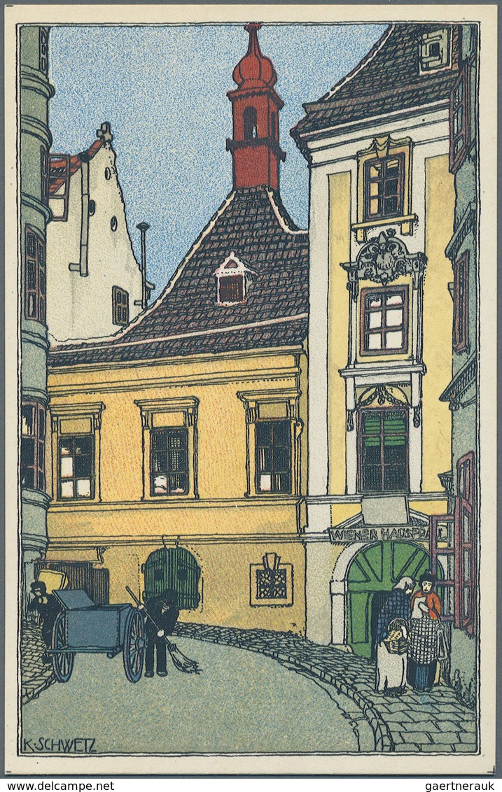 Ansichtskarten: Künstler / Artists: SCHWETZ, Karl (1888-1956), österreichischer Maler, Grafiker Und - Ohne Zuordnung