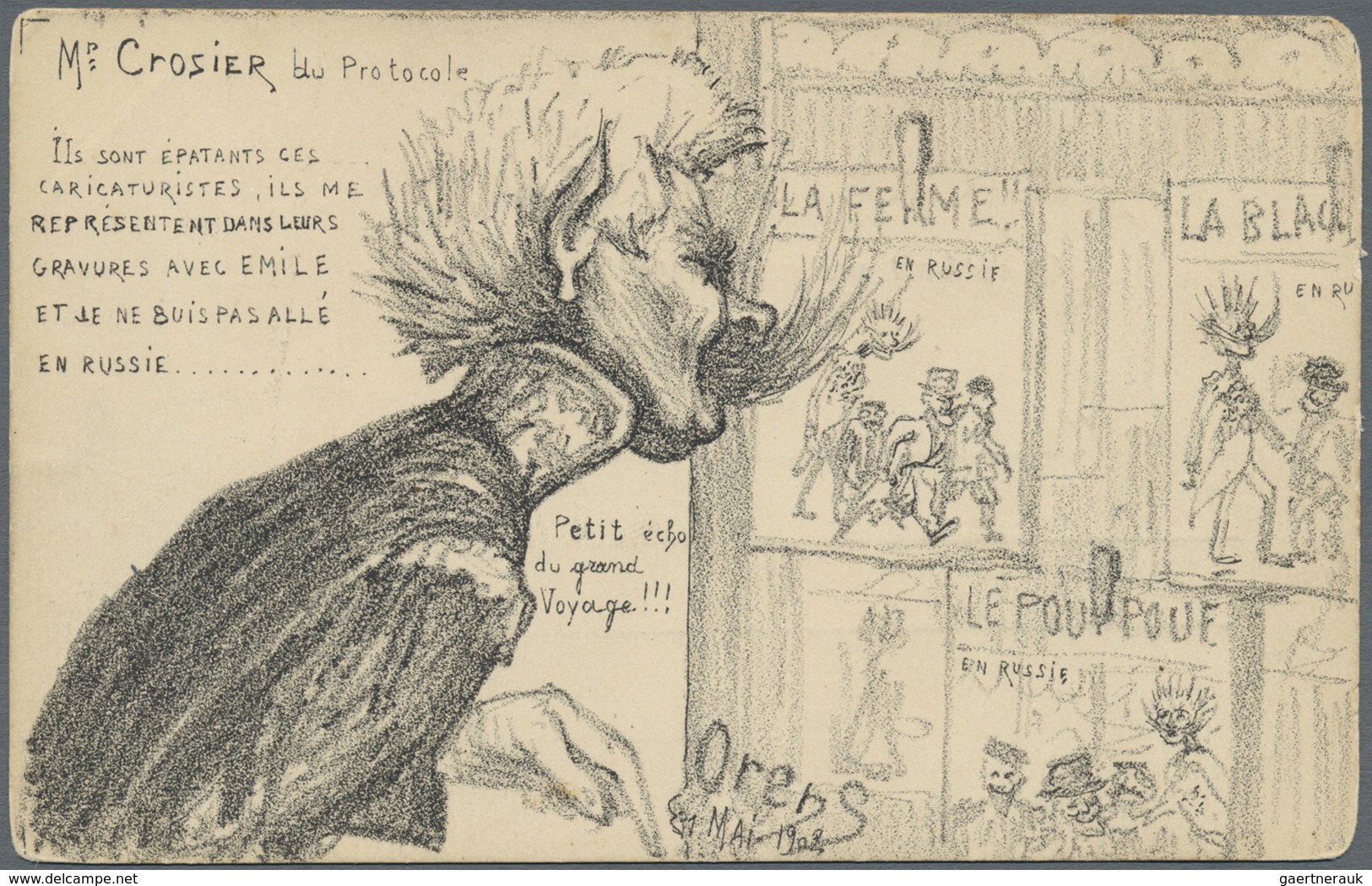 Ansichtskarten: Politik / Politics: FRANKREICH, Politik & Geschichte Bis 1920, Eine Historische Part - Persönlichkeiten