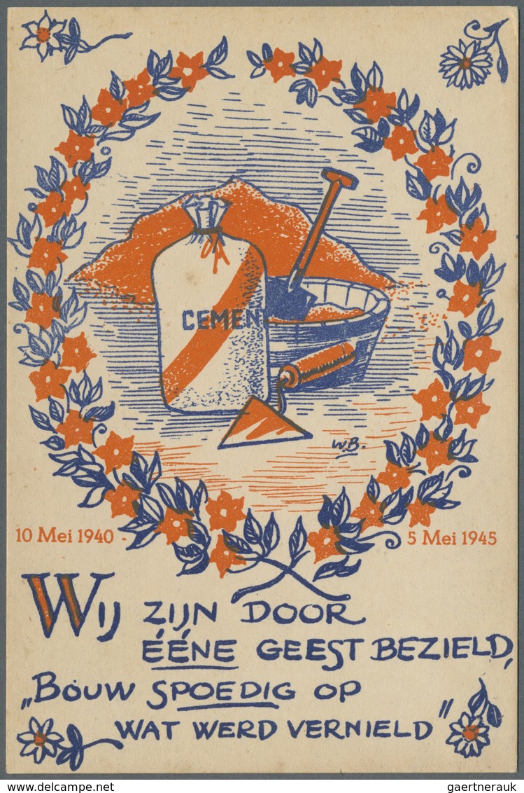 Ansichtskarten: Politik / Politics: NIEDERLANDE, über 60 Historische Ansichtskarten überwiegend Nach - Persönlichkeiten