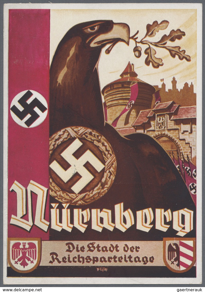 Ansichtskarten: Propaganda: 1920/45, Herausragende Zusammenstellung Von Propagandakarten, AK Zu Poli - Parteien & Wahlen