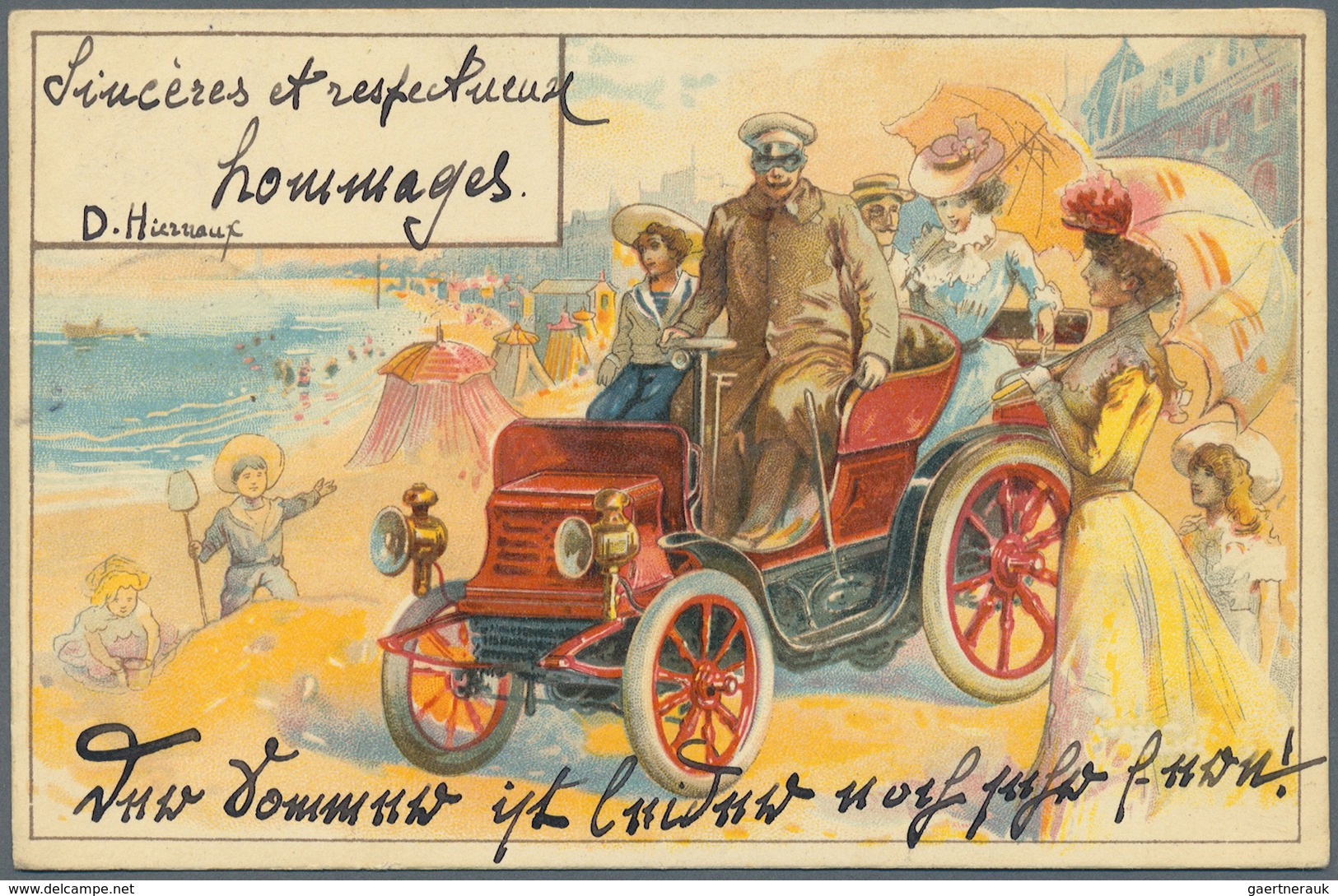 Ansichtskarten: Motive / Thematics: AUTOMOBILE / AUTOFAHRER, Ca. 1900/30, Schachtel Mit Ca. 300 Kart - Sonstige & Ohne Zuordnung