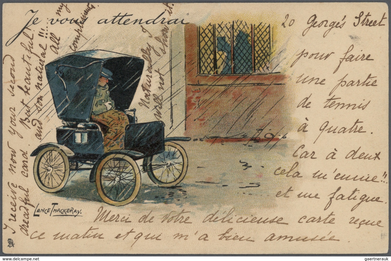 Ansichtskarten: Motive / Thematics: AUTOMOBILE / AUTOFAHRER, Ca. 1900/60, Gr. Schachtel Mit Ca. 800 - Sonstige & Ohne Zuordnung