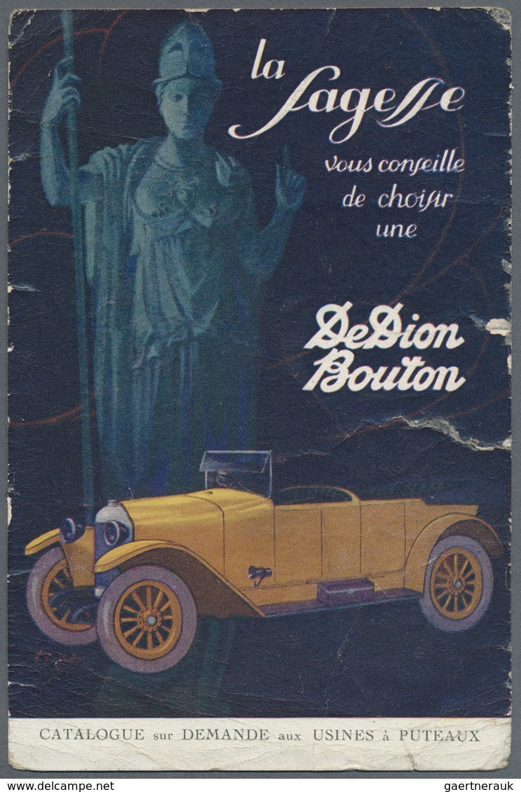 Ansichtskarten: Motive / Thematics: AUTOMOBILE, "De Dion-Bouton" War Ein Französischer Fahrzeugherst - Autres & Non Classés