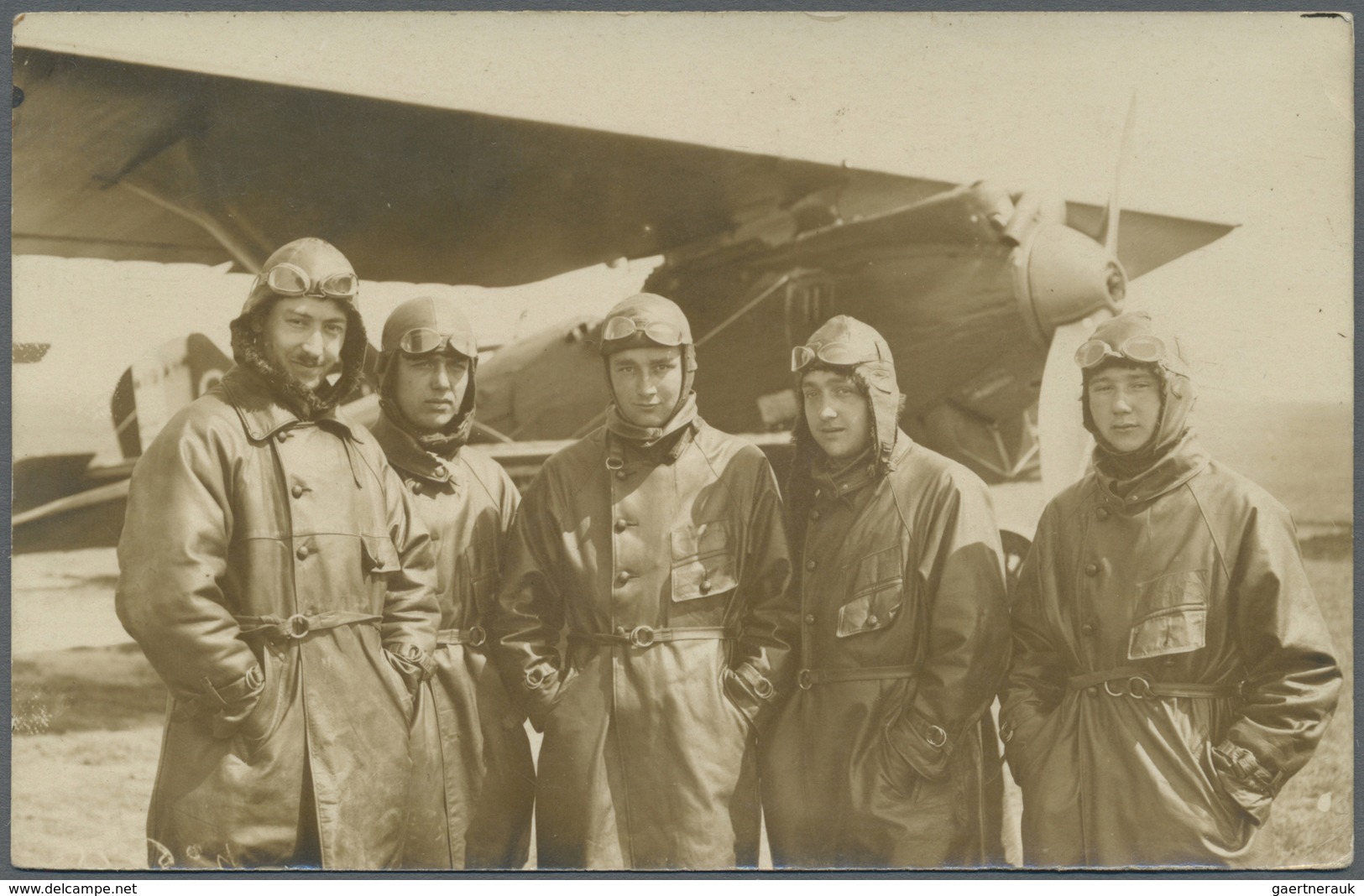 Ansichtskarten: Motive / Thematics: FLUGZEUGE / PIONIERFLUG, Ca. 1900/1920, Schachtel Mit 117 Histor - Autres & Non Classés