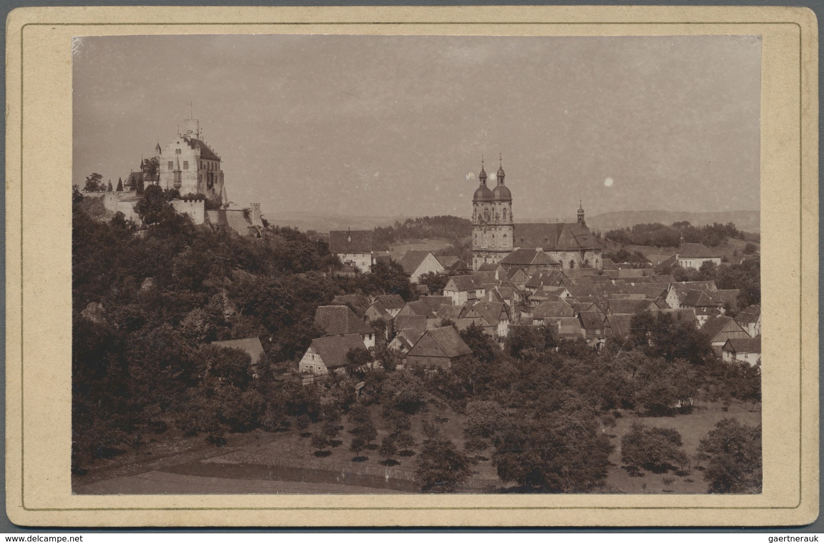 Ansichtskarten: Motive / Thematics: FOTOGRAPHIE, 100 CdV Fototafeln, 3 Glasbilder Und 2 Metallbilder - Autres & Non Classés