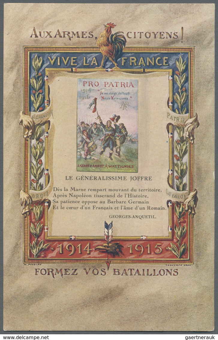 Ansichtskarten: Motive / Thematics: MILITÄR / 1. WELTKRIEG, Schachtel Mit Ungefähr 320 Historischen - Autres & Non Classés