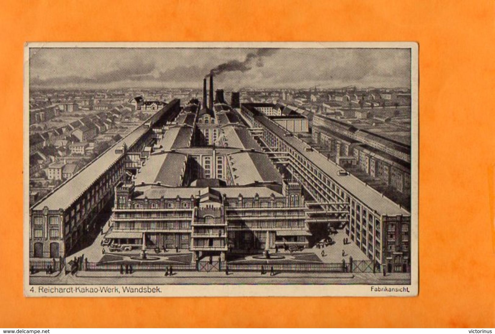 HAMBOURG  -  WANDSBECK  -  REICHARDT-KAKAO-WERK  -  FABRIKANSICHT  -  1913 - Wandsbek