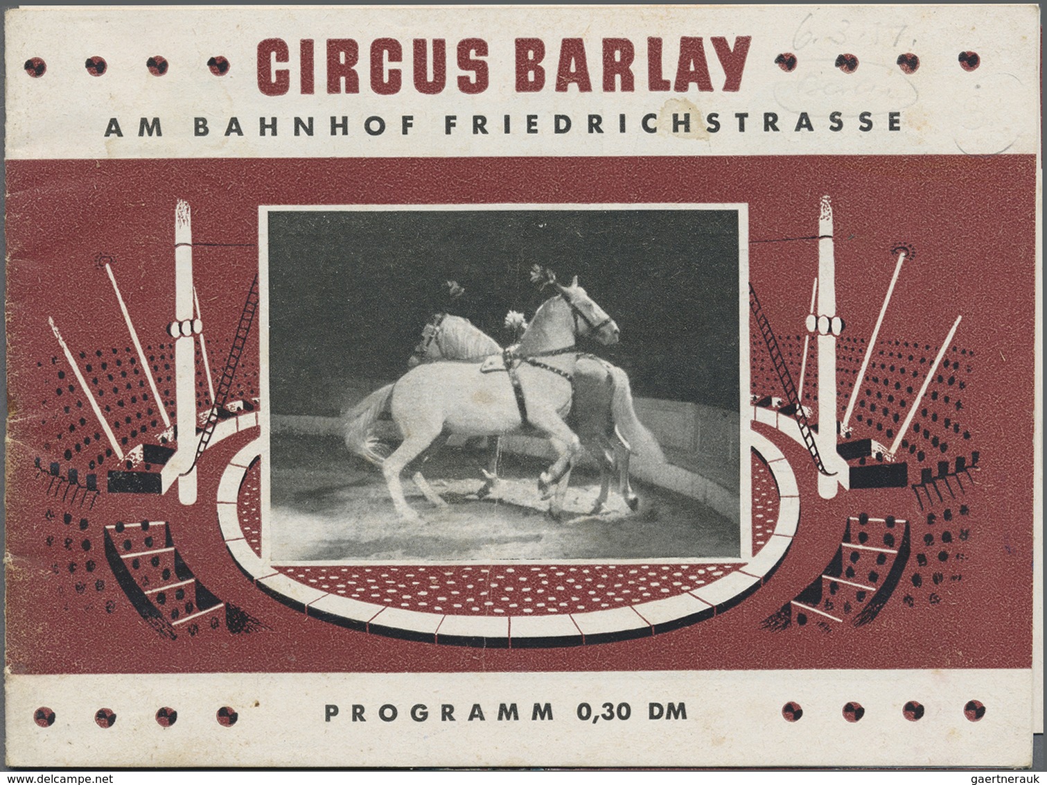 Ansichtskarten: Motive / Thematics: ZIRKUS, Mappe Mit 13 Fotos, Programme Und Eintrittskarten Aus Di - Sonstige & Ohne Zuordnung