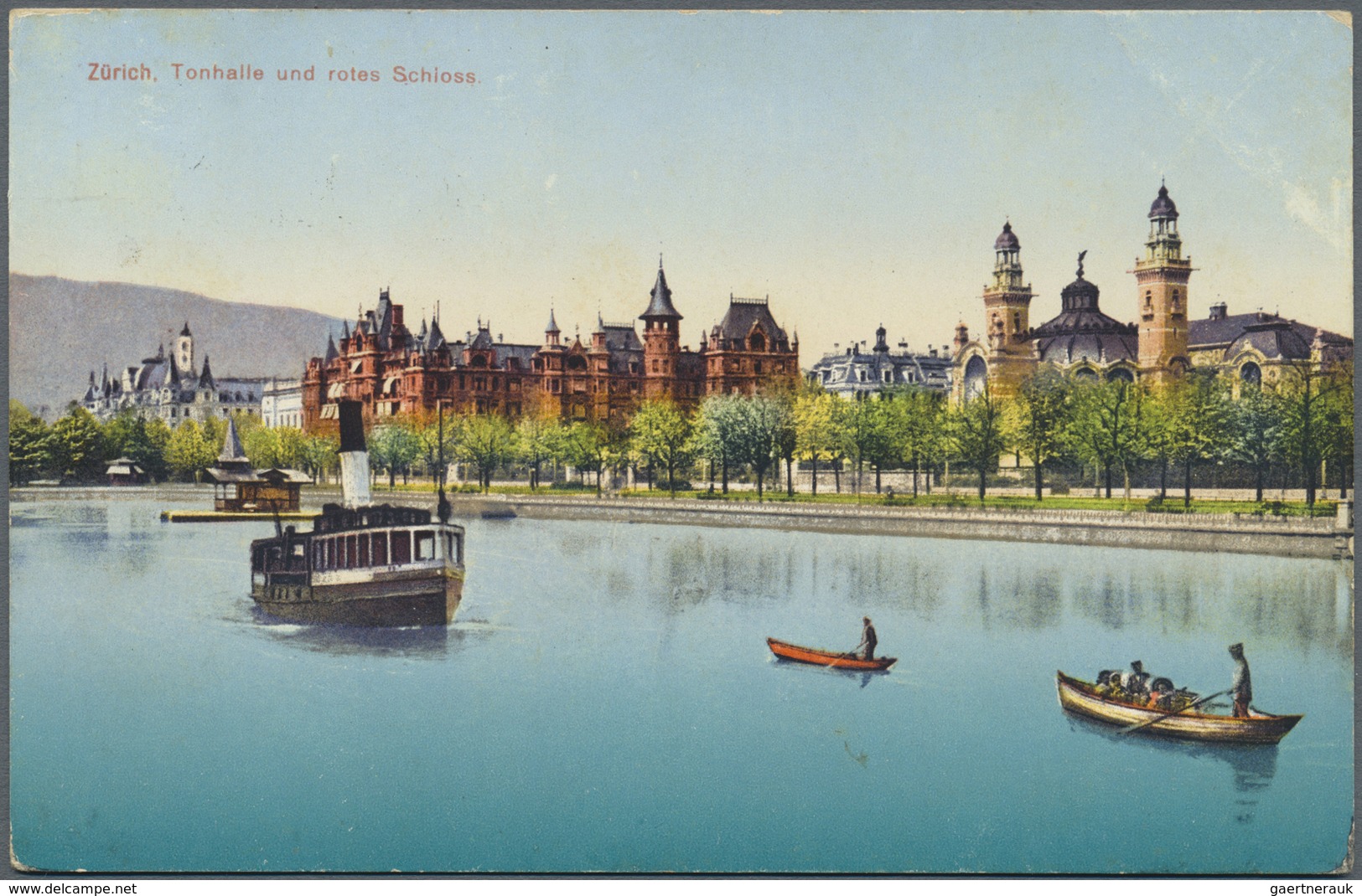 Ansichtskarten: Alle Welt: SCHWEIZ: Kanton Zürich, über 70 Meist Gelaufene Karten Vor 1945. - Ohne Zuordnung