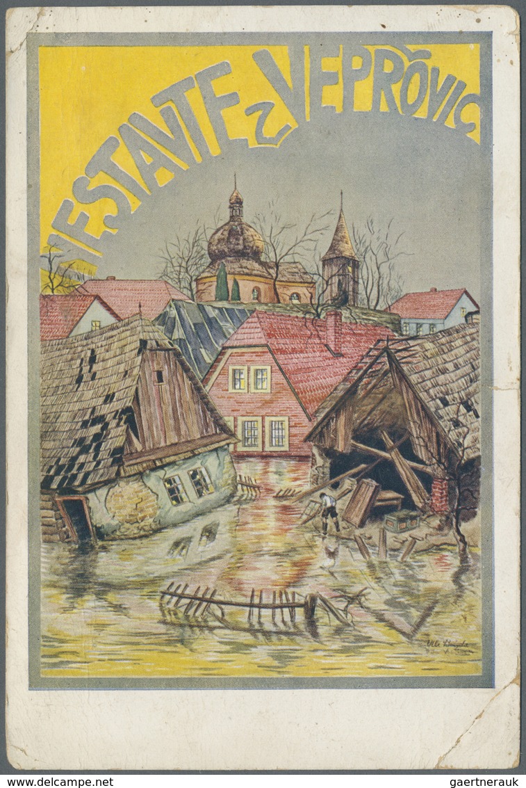 Ansichtskarten: Alle Welt: TSCHECHOSLOWAKEI, üppiger Bestand An über 250 Historischen Ansichtskarten - Non Classificati