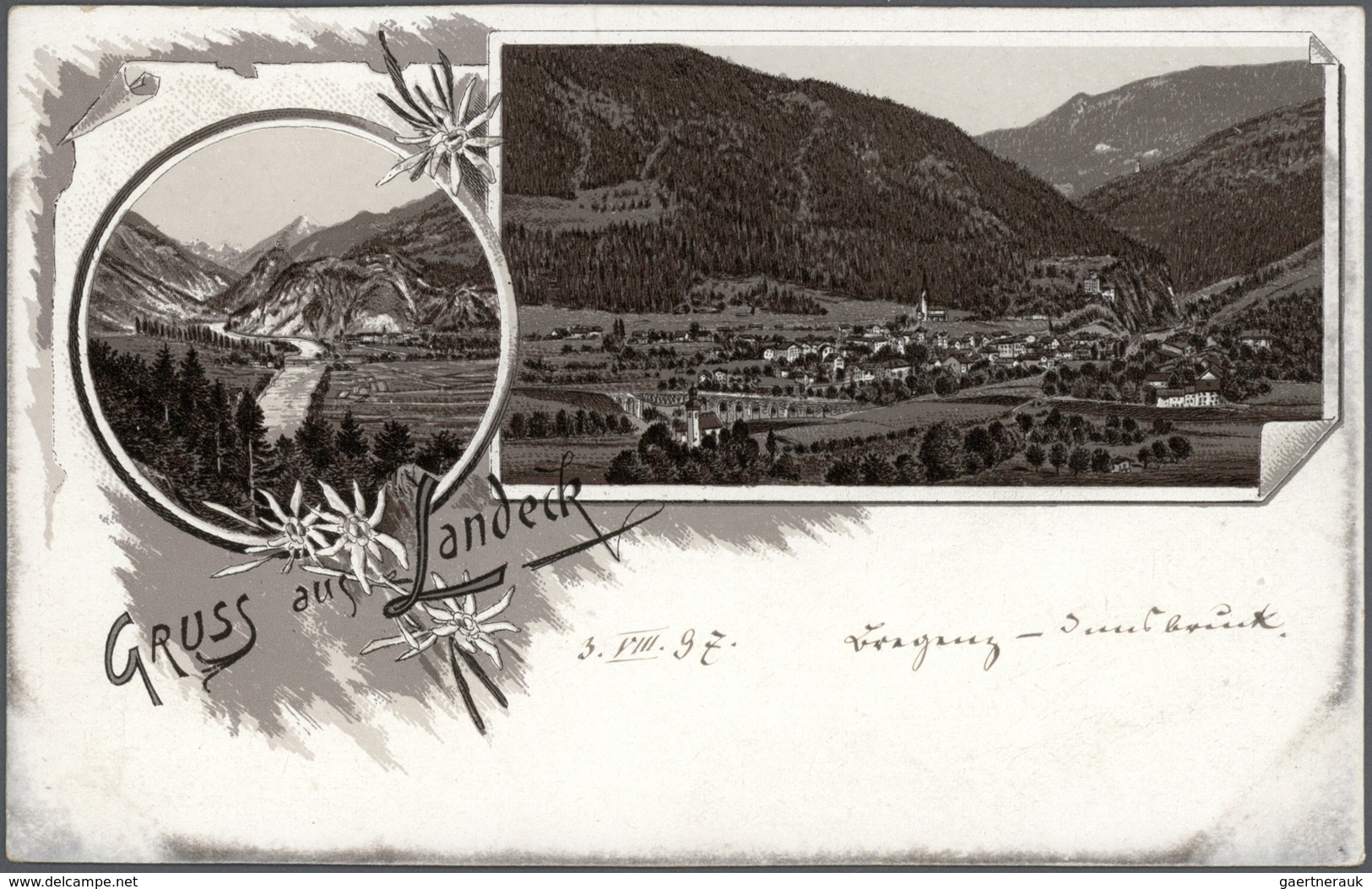 Ansichtskarten: Österreich: 1893/1940 (ca.), Partie Von Ca. 180 Topographie-Karten Incl. Südtirol, A - Autres & Non Classés