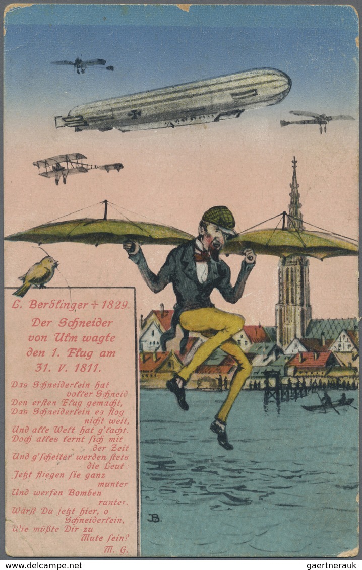 Ansichtskarten: Deutschland: 1900/1940, 2 Alte Postkartenalben Aus Nachlass, Dabei Ein Album Mit Rei - Sonstige & Ohne Zuordnung