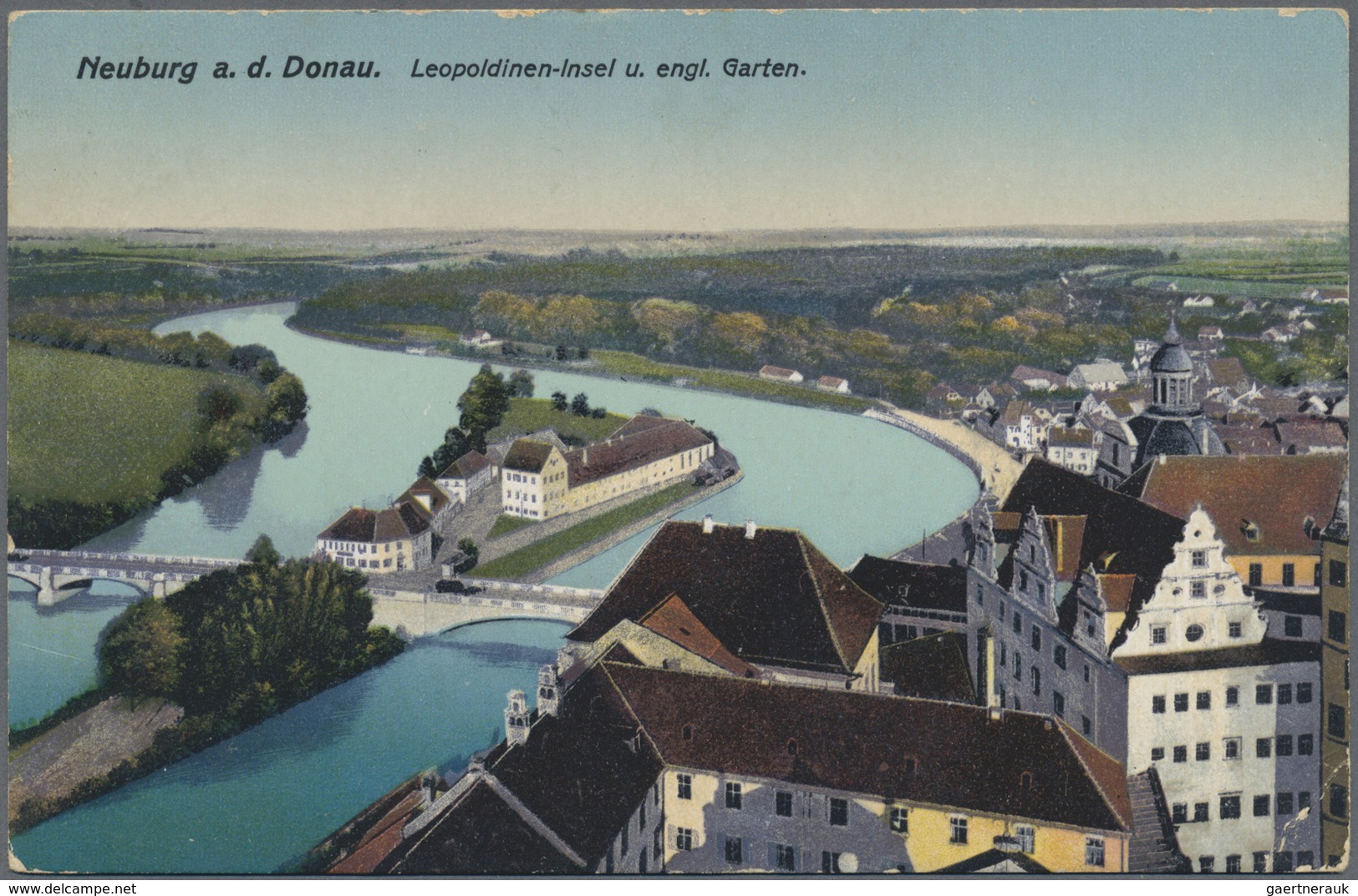 Ansichtskarten: Deutschland: 1900/1940, 2 alte Postkartenalben aus Nachlass, dabei ein Album mit Rei