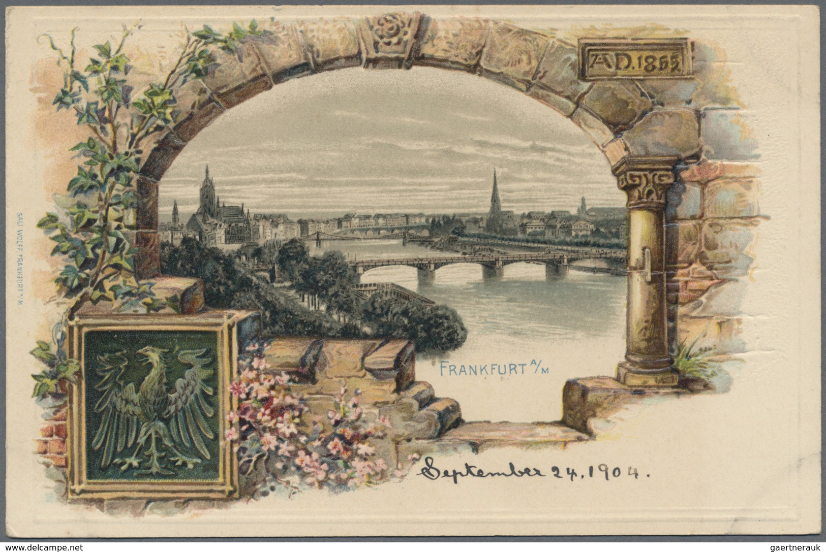 Ansichtskarten: Deutschland: 1900/1945, Sammlung Von Ca. 640 Karten In 2 Alten Postkarten-Alben Mit - Altri & Non Classificati