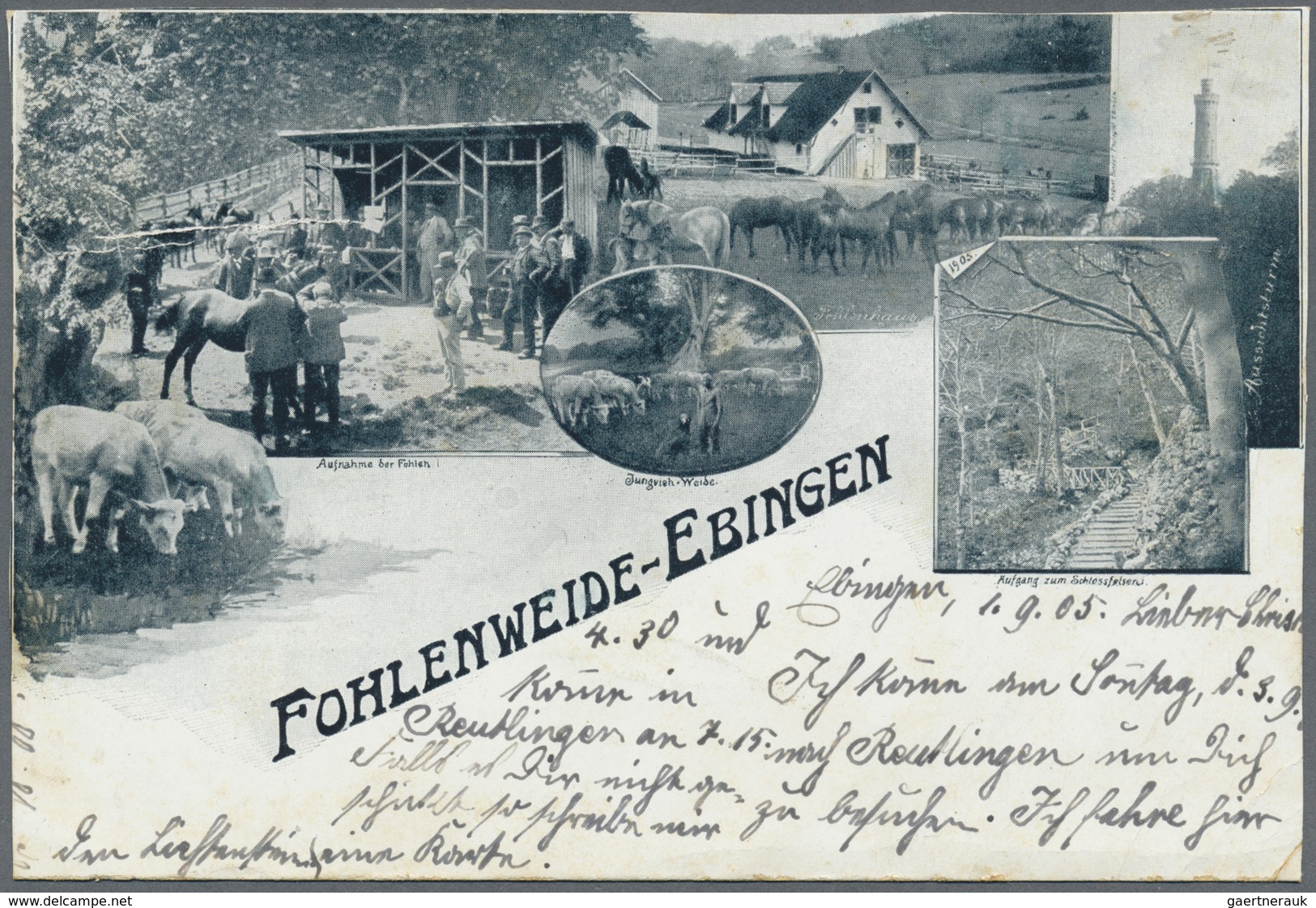 Ansichtskarten: Baden-Württemberg: 1900/1945, Bestand Von Schätzungsweise Ca. 1.400 Fast Ausschließl - Sonstige & Ohne Zuordnung