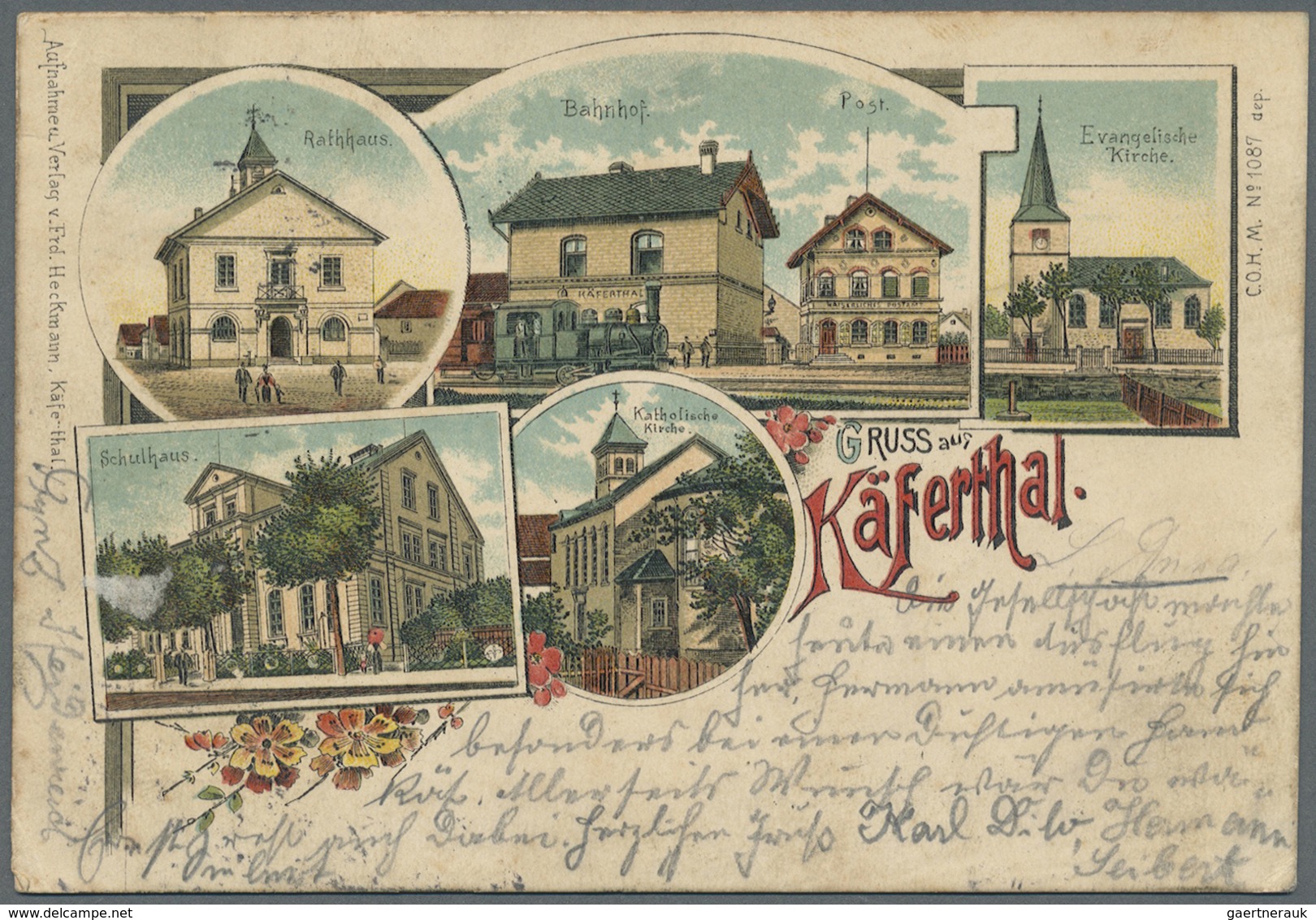 Ansichtskarten: Baden-Württemberg: BADEN: 1895-1910 (ca.), Sammlung Von Ca. 70 Ansichtskarten, Dabei - Sonstige & Ohne Zuordnung