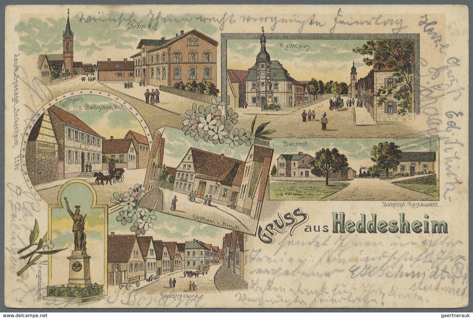 Ansichtskarten: Baden-Württemberg: BADEN: 1895-1910 (ca.), Sammlung Von Ca. 70 Ansichtskarten, Dabei - Andere & Zonder Classificatie