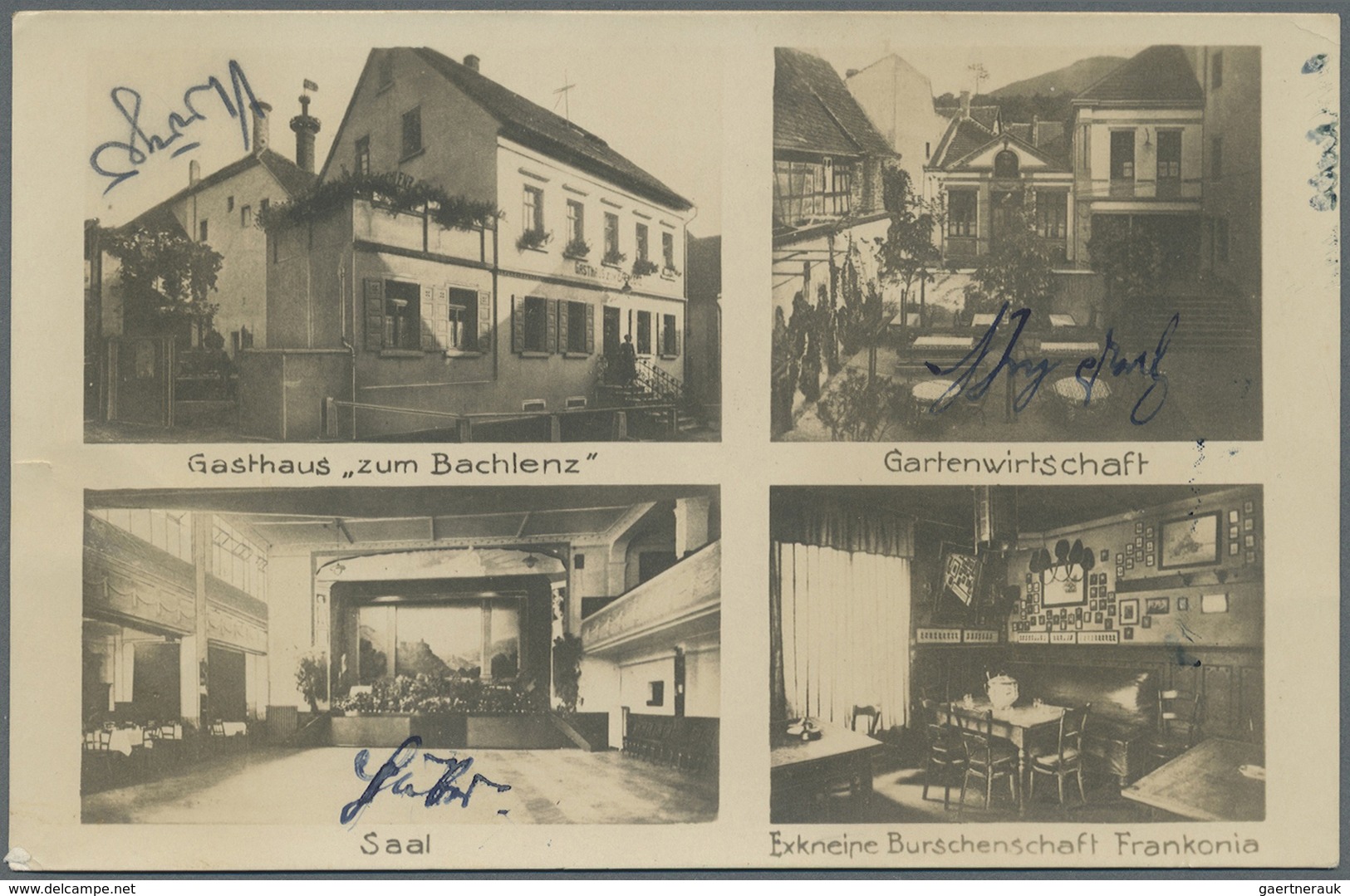 Ansichtskarten: Baden-Württemberg: BADEN: 1895-1910 (ca.), Sammlung von ca. 70 Ansichtskarten, dabei