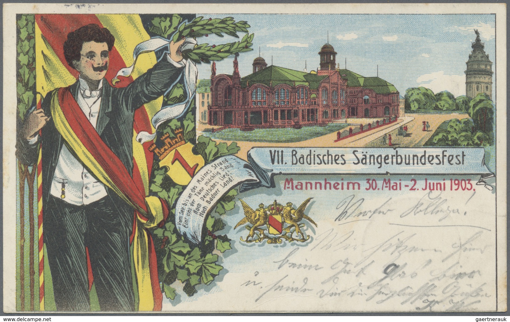 Ansichtskarten: Baden-Württemberg: MANNHEIM Und Umgebung (alte PLZ 680-683), 29 Historische Nur Bess - Autres & Non Classés