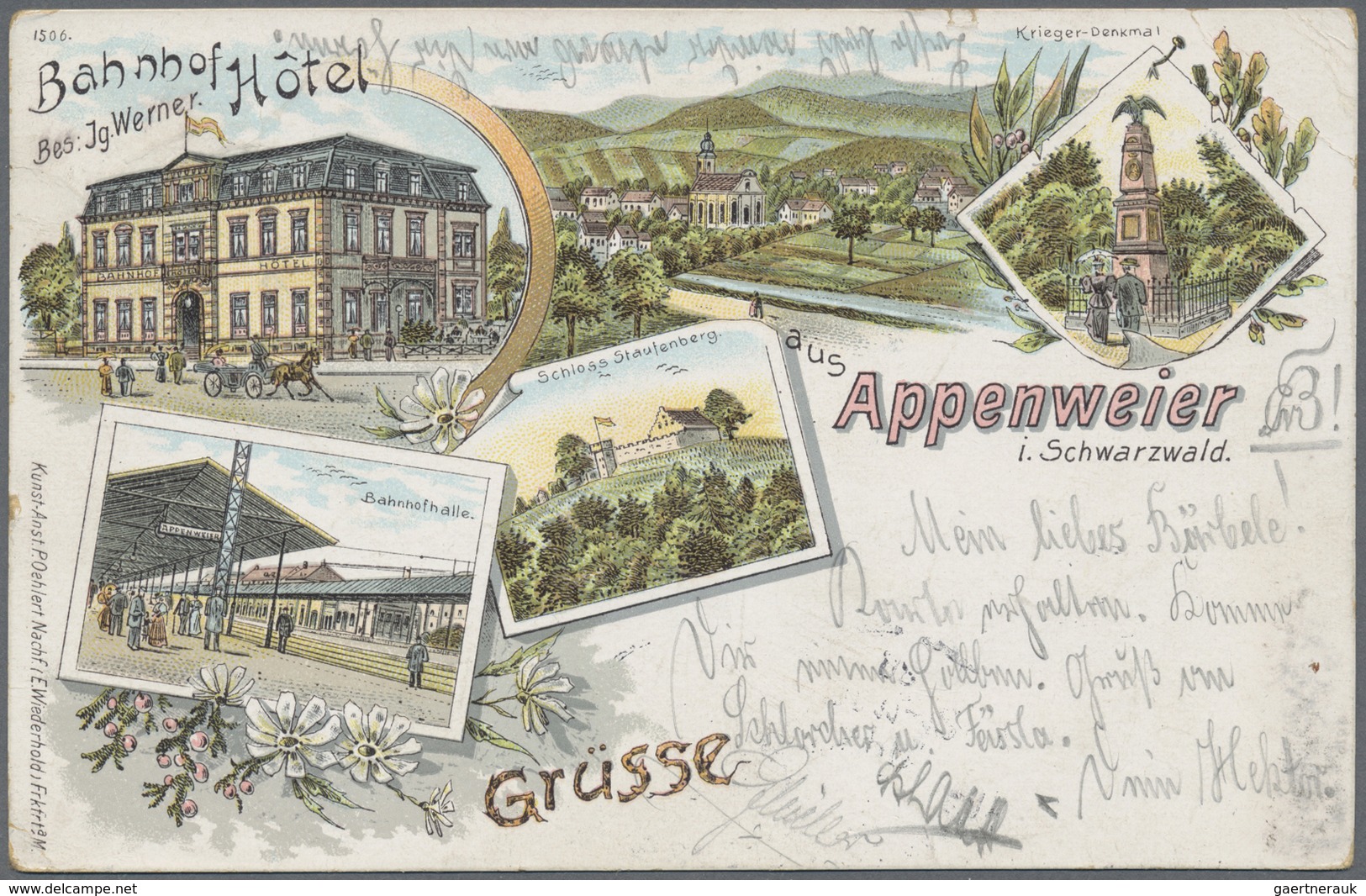 Ansichtskarten: Baden-Württemberg: OFFENBURG, LAHR Und KEHL Jeweils Mit Umgebung (alte PLZ 76), 22 N - Altri & Non Classificati
