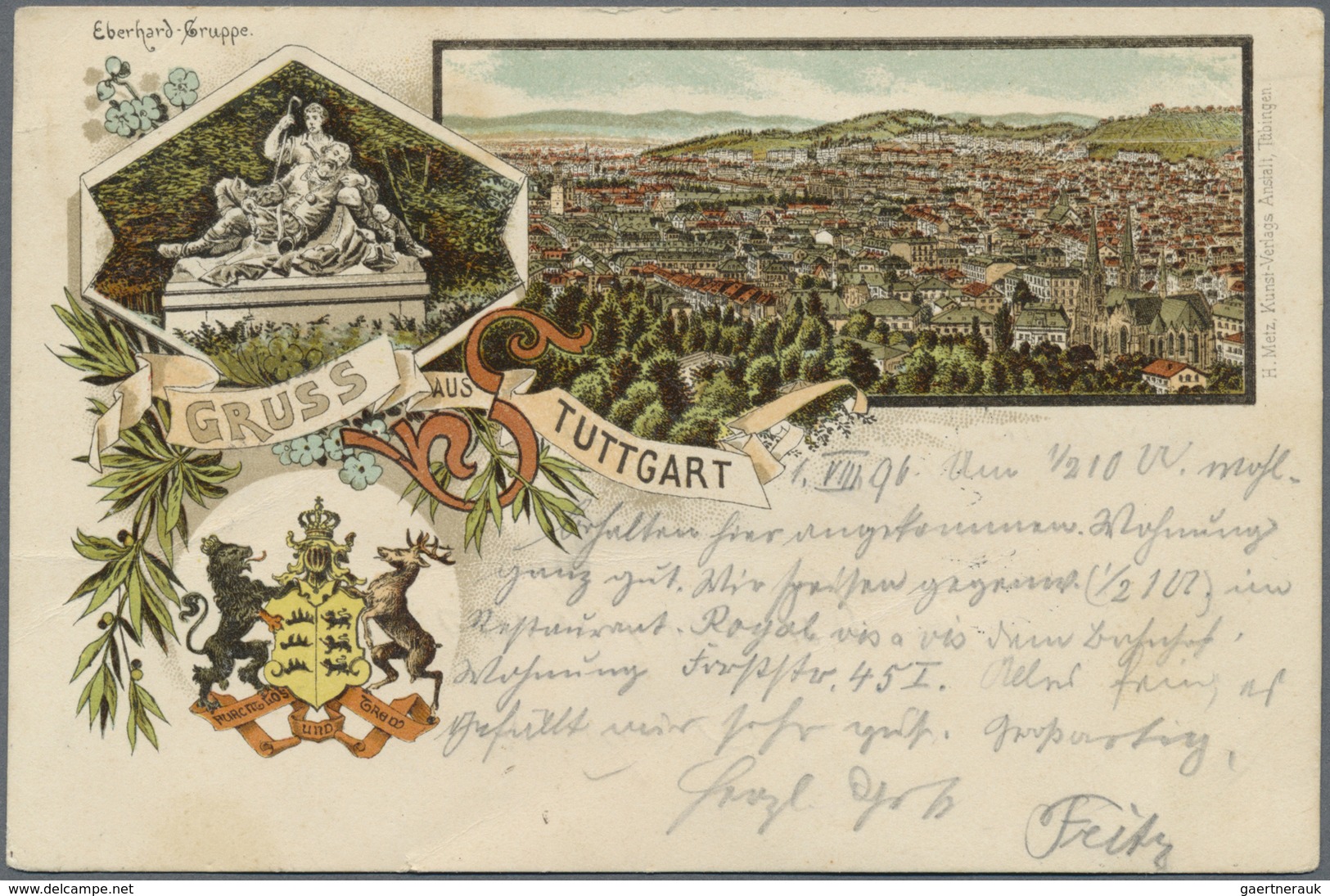 Ansichtskarten: Baden-Württemberg: STUTTGART Im Wandel Der Zeit, Ca. 900 Karten Aus Der Landeshaupts - Autres & Non Classés