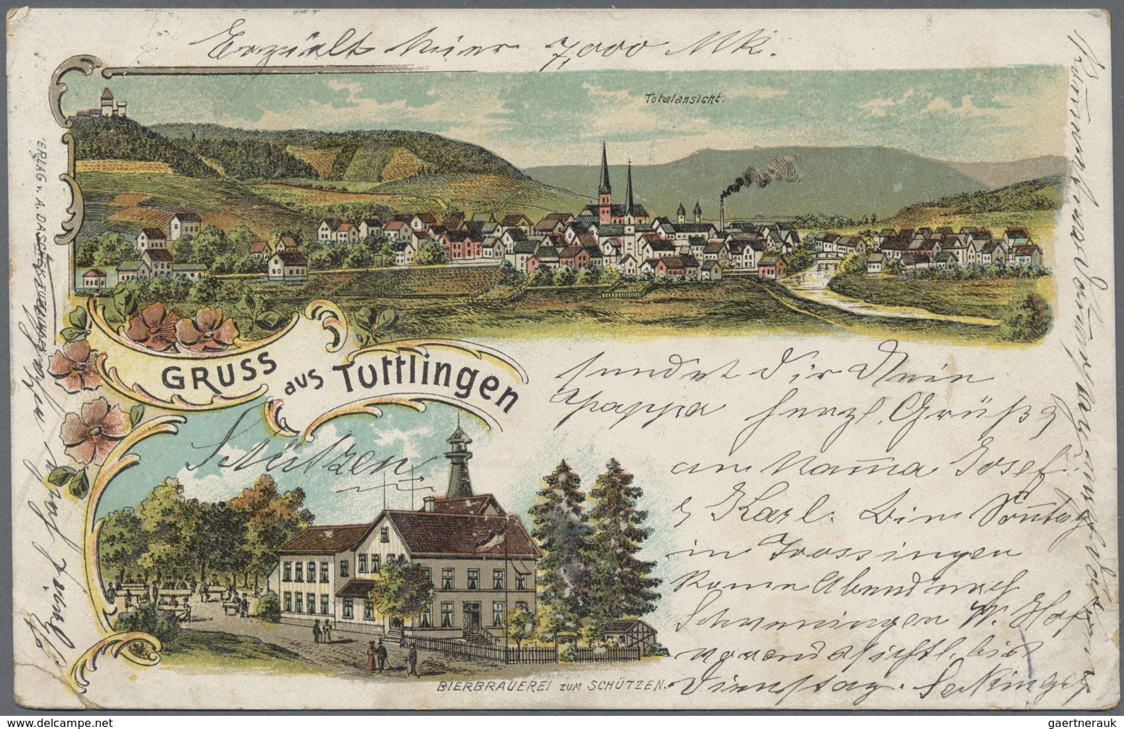 Ansichtskarten: Baden-Württemberg: TUTTLINGEN, TROSSINGEN, ROTTWEIL, CALW Und FREUDENSTADT Jeweils M - Sonstige & Ohne Zuordnung