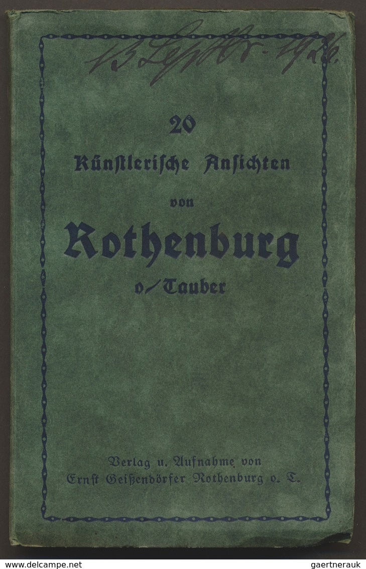 Ansichtskarten: Bayern: 1890/1945 (ca.), Lot Mit Etwa 600 Nur Versch. Ansichtskarten (n.A.d.E.) Aus - Altri & Non Classificati