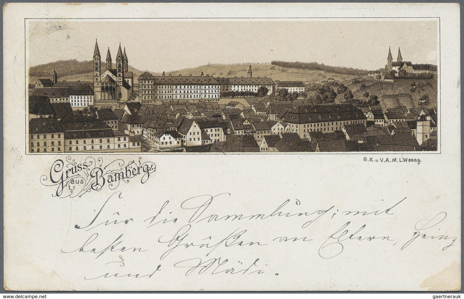 Ansichtskarten: Bayern: BAMBERG Und Etwas Umgebung (alte PLZ 860), Mit Treppendorf Und Lichtenstein. - Sonstige & Ohne Zuordnung