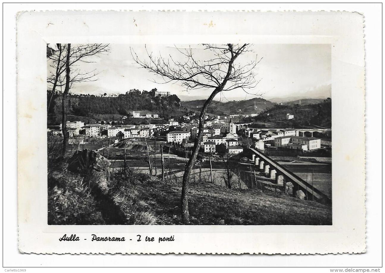 AULLA - PANORAMA- I TRE PONTI  - VIAGGIATA FG - Massa