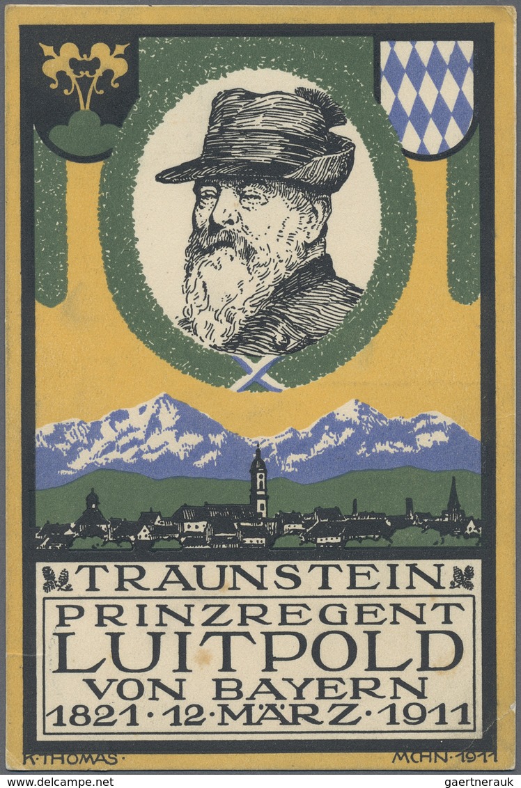 Ansichtskarten: Bayern: CHIEMGAU (alte PLZ 821 Und 822), Kleines Konvolut Mit 15 Historischen Ansich - Autres & Non Classés