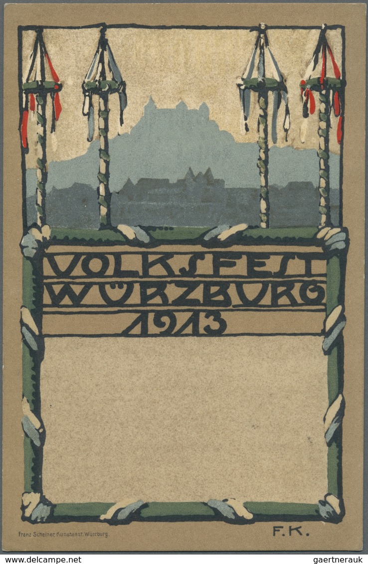 Ansichtskarten: Bayern: FRANKEN: 8 Ansichtskarten - NÜRNBERG, 1892 Gasthaus zum Frauenthor mit Pferd