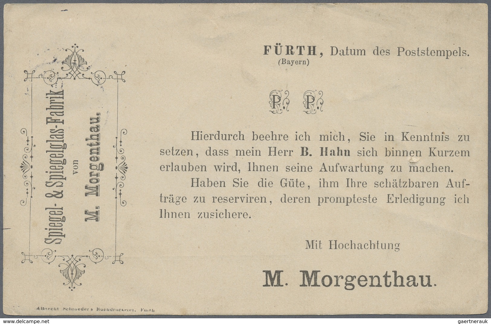 Ansichtskarten: Bayern: FÜRTH (alte PLZ 8510), Sehenswerte Partie Mit 16 Historischen Ansichtskarten - Sonstige & Ohne Zuordnung