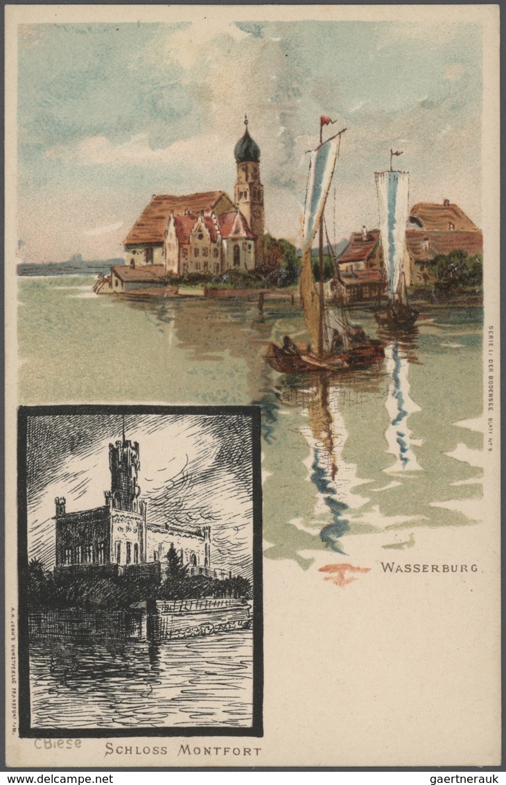 Ansichtskarten: Bayern: LINDAU Nur Umgebung (alte PLZ 8991 Bis 8997) Mit U.a. Wasserburg, Nonnenhorn - Autres & Non Classés