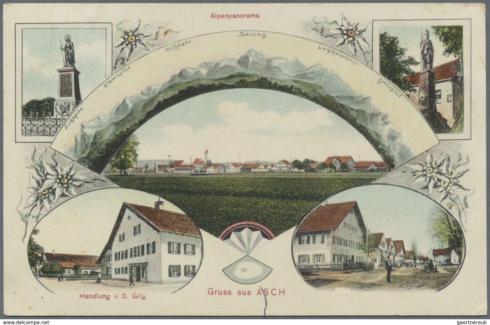 Ansichtskarten: Bayern: OBERBAYERN, Schachtel Mit 146 Unterschiedlichen Historischen Ansichtskarten - Autres & Non Classés
