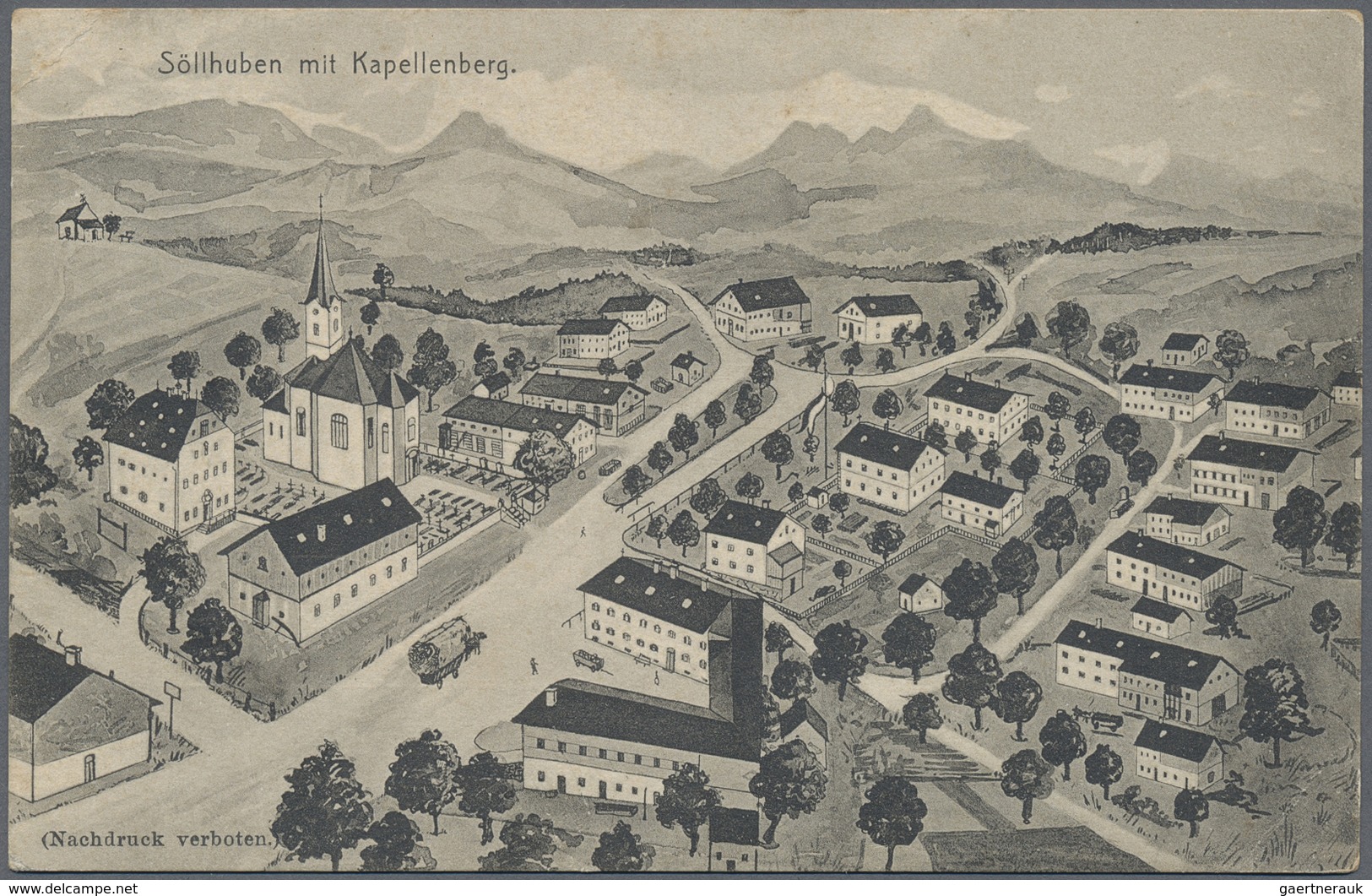 Ansichtskarten: Bayern: ROSENHEIM Landkreis (alte PLZ 809, 815 Und 820), 31 Historischen Ansichtskar - Altri & Non Classificati