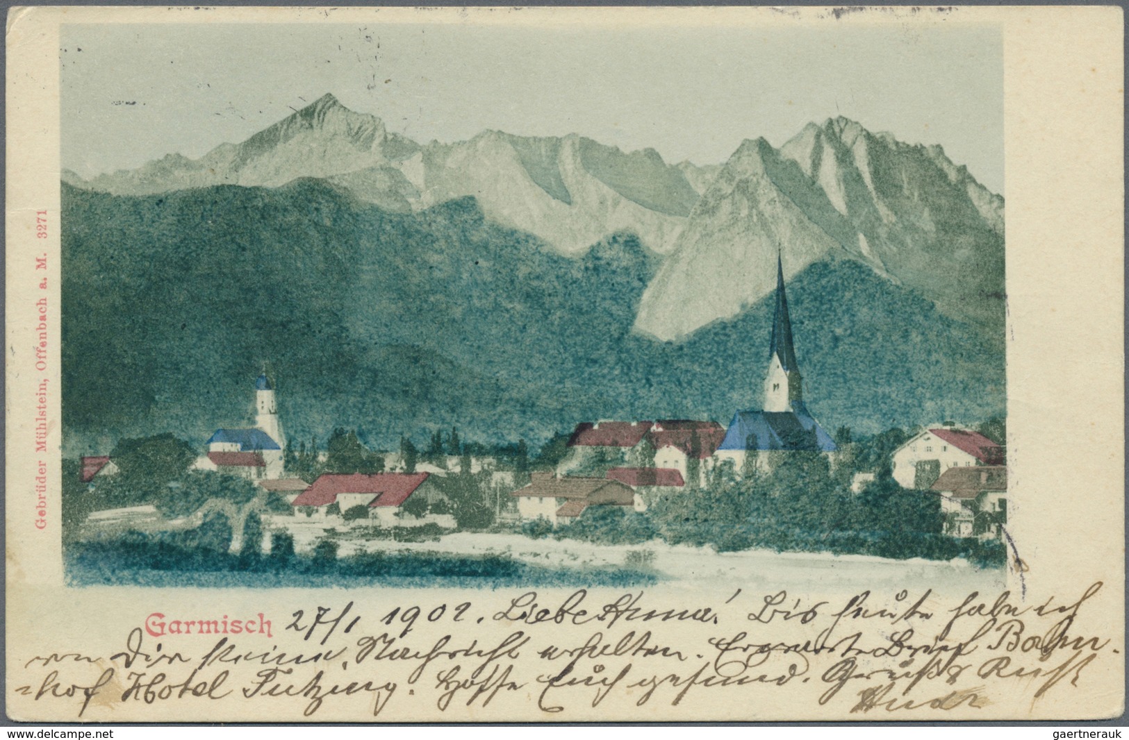 Ansichtskarten: Bayern: SCHACHTEL Mit Weit über 600 Historische Ansichtskarten, Alle Vor 1945 Und Kl - Autres & Non Classés