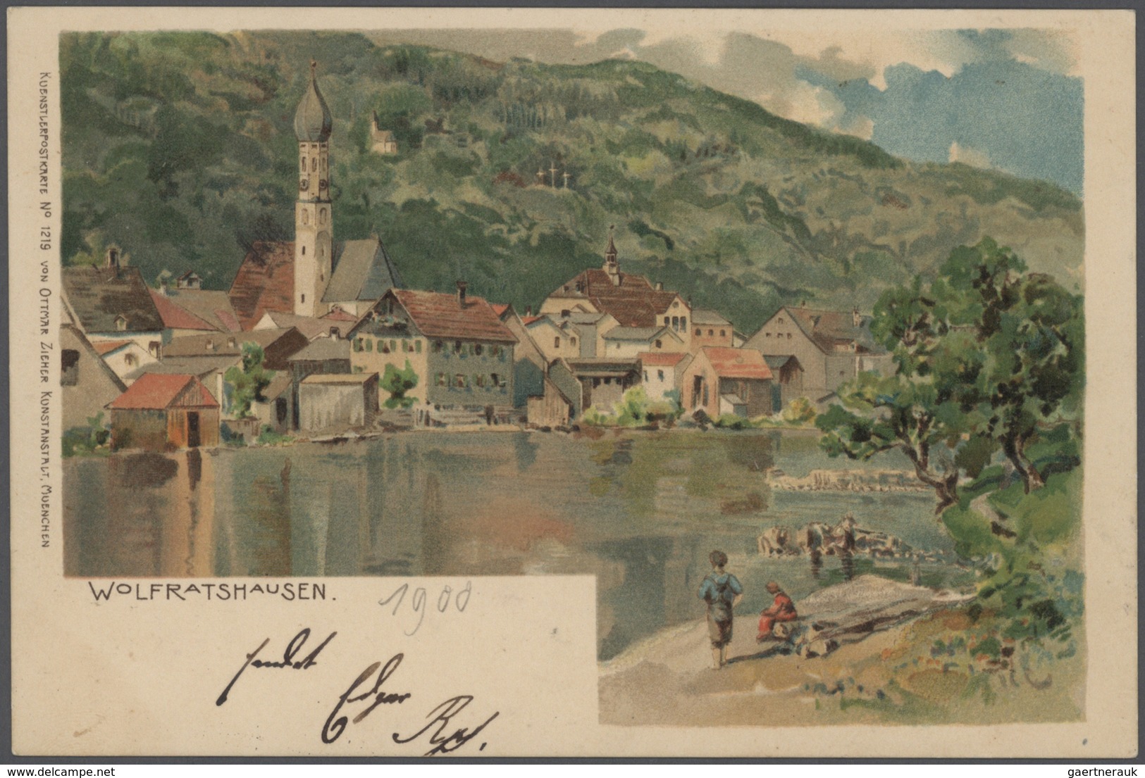 Ansichtskarten: Bayern: WOLFRATSHAUSEN Und Umgebung, (alte PLZ 8190-9197) Mit U.a. Geretsried, Münsi - Autres & Non Classés