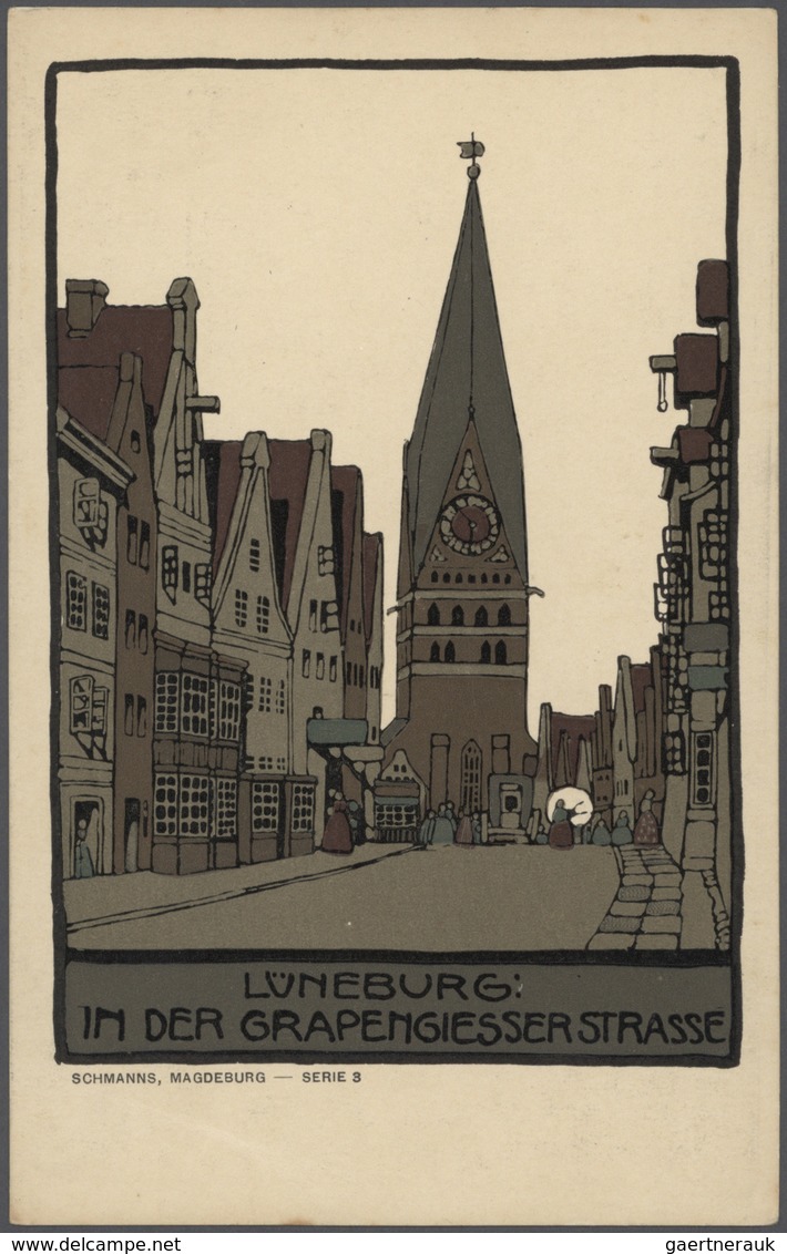 Ansichtskarten: Niedersachsen: HAMBURG-HARBURG, LANDKREIS HARBURG Und STADT LÜNEBURG (alte PLZ 2100- - Altri & Non Classificati