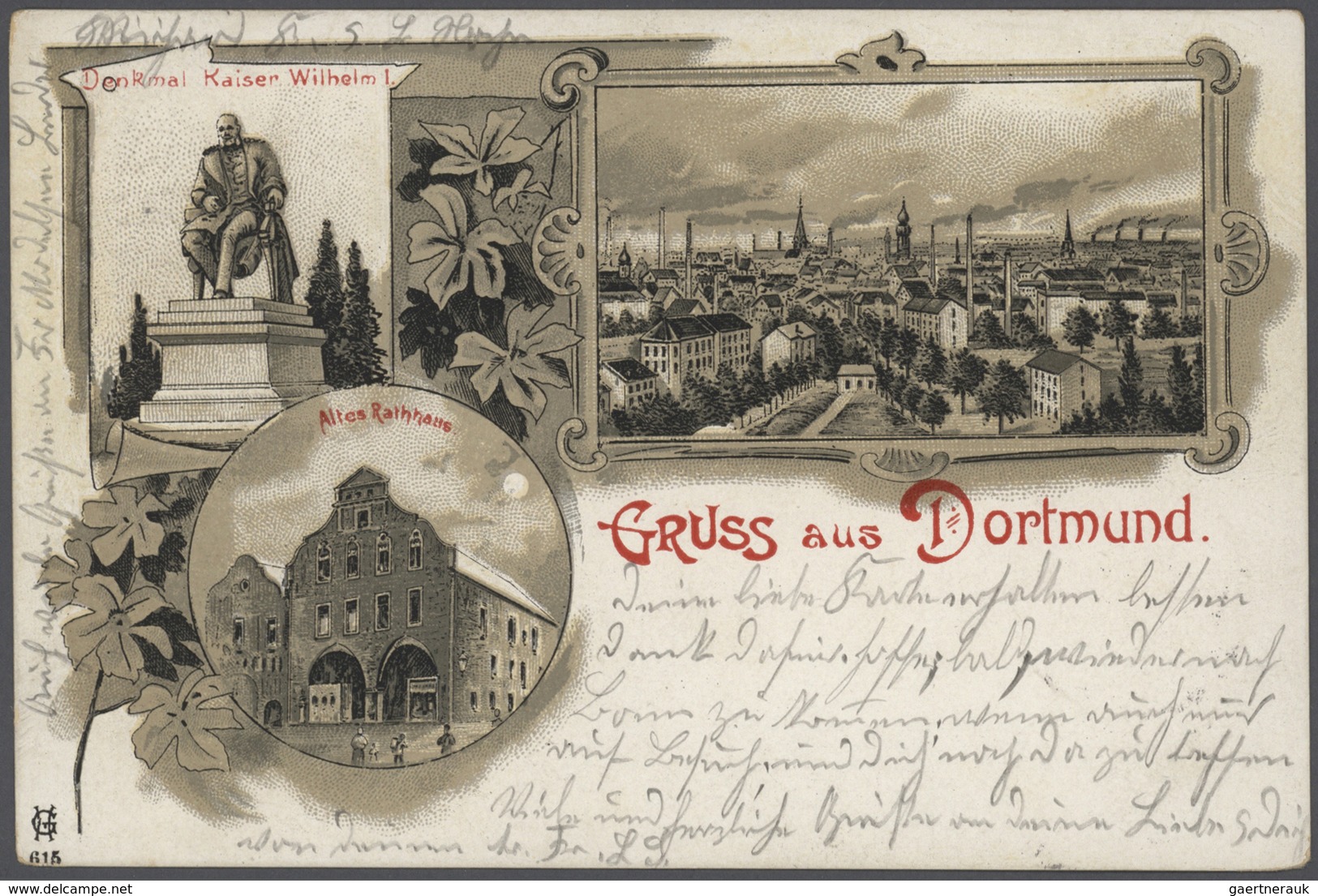 Ansichtskarten: Nordrhein-Westfalen: DORTMUND, Konvolut Von Ca. 360 Ansichtskarten Aus Ca. 1900/50, - Altri & Non Classificati