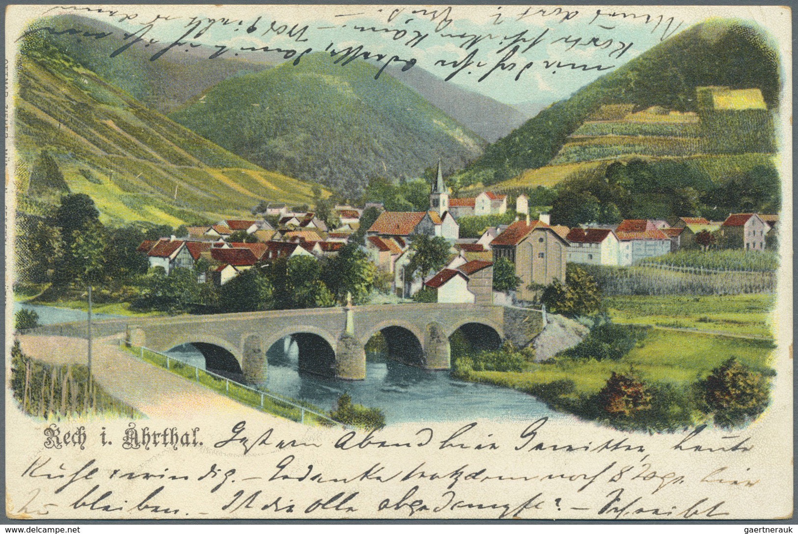 Ansichtskarten: Rheinland-Pfalz: AHRTAL und EIFEL, mit u.a. Mayschoss, Rech, Bad Neuenahr, Ahrweiler