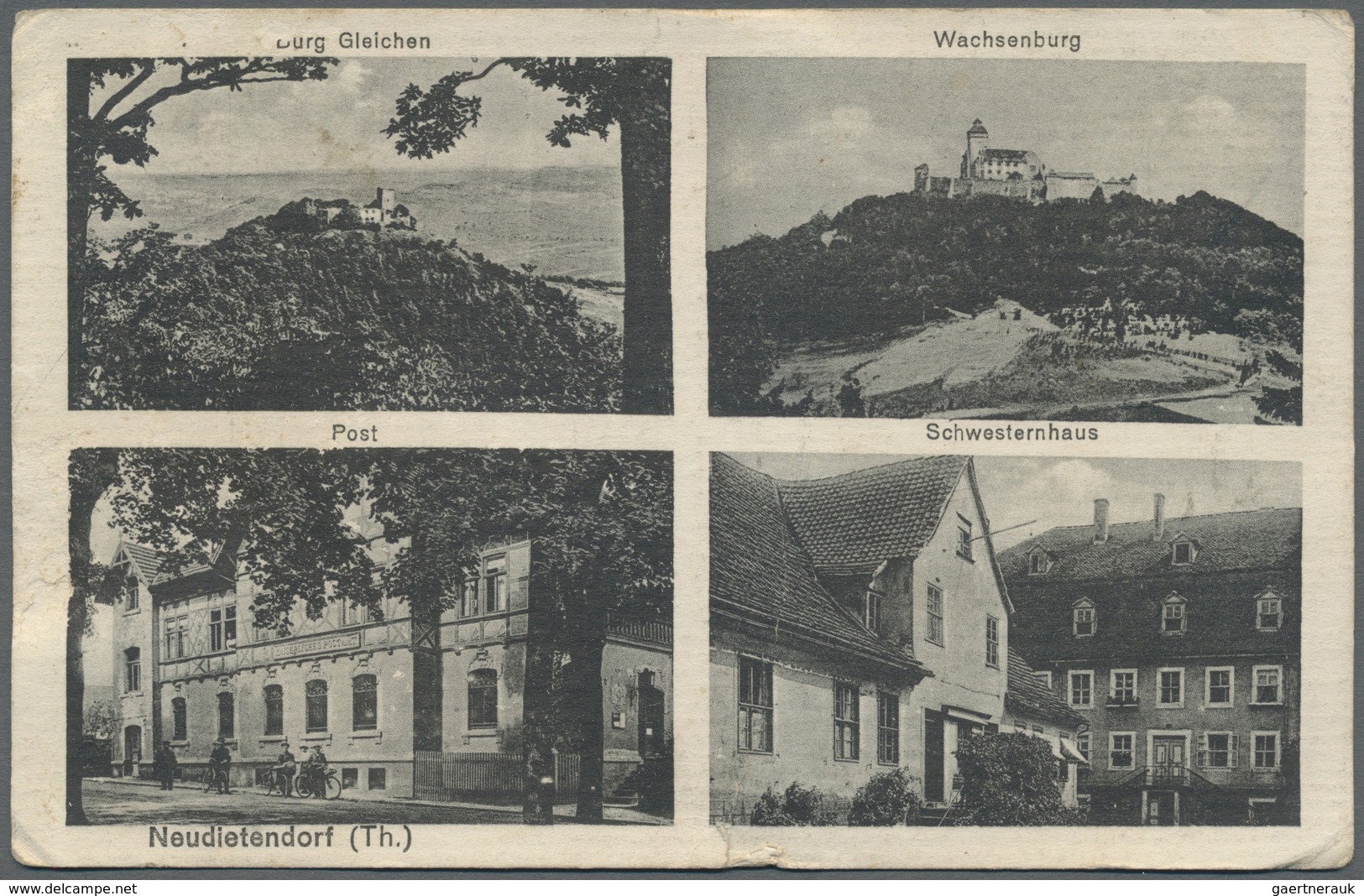 Ansichtskarten: Thüringen: ERFURT, WEIMAR, GOTHA Und EISENACH Jeweils Mit Umgebung (alte PLZ 5), Kar - Autres & Non Classés
