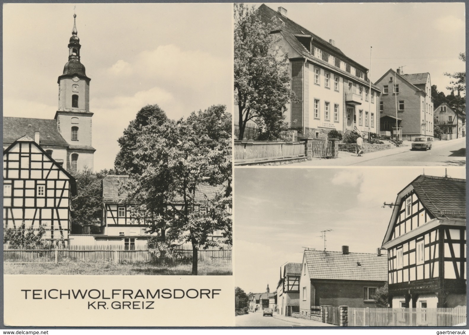 Ansichtskarten: Thüringen: TEICHWOLFRAMSDORF: 1904/1965, Kleine Heimatsammlung Von Ca. 65 Karten Inc - Altri & Non Classificati