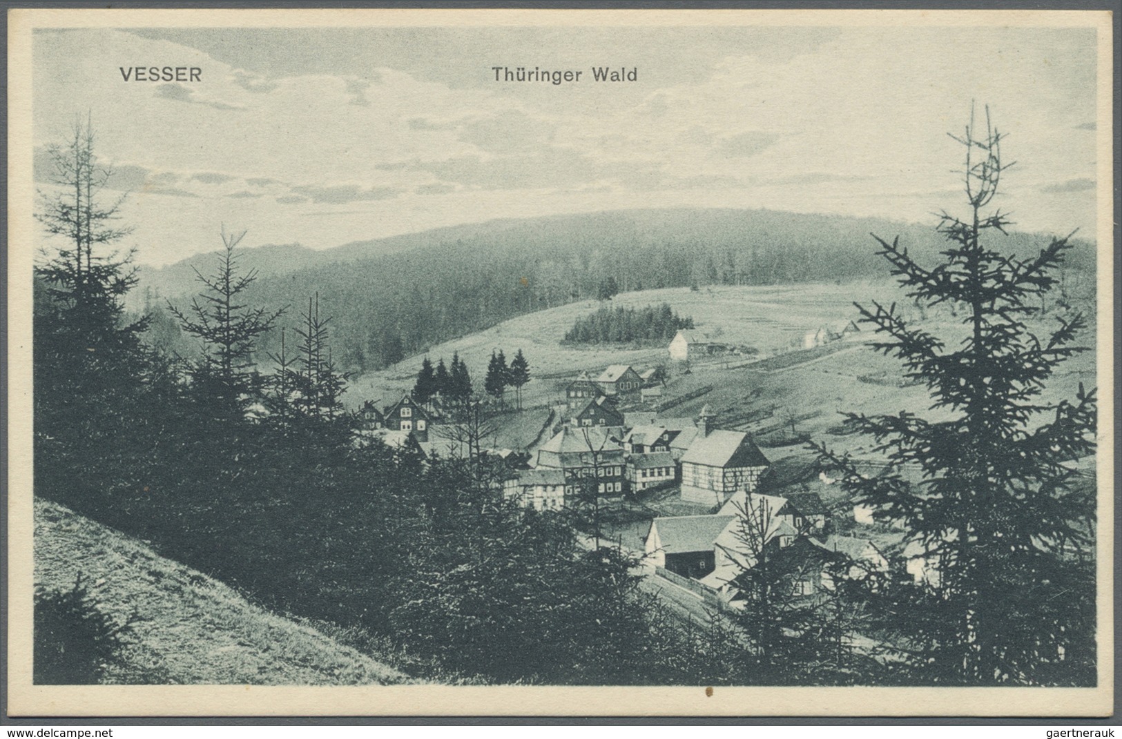 Ansichtskarten: Thüringen: THÜRINGER WALD, Schachtel Mit über 270 Historischen Ansichtskarten, überw - Altri & Non Classificati