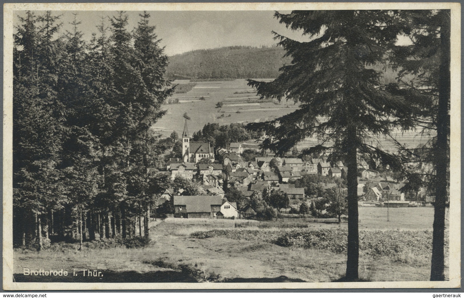 Ansichtskarten: Thüringen: THÜRINGER WALD, Schachtel Mit über 270 Historischen Ansichtskarten, überw - Autres & Non Classés