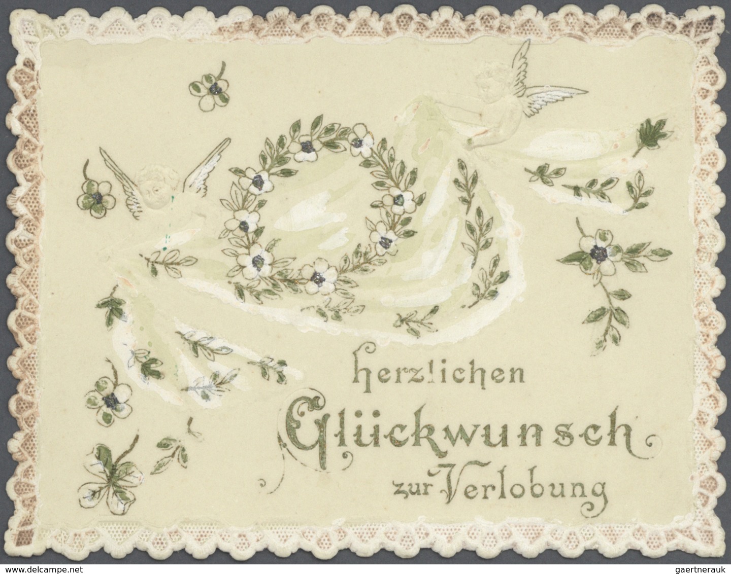 Ansichtskarten: 1900/1950, (ca.), Großer Posten Mit Ca. 600 Ansichtskarten, Darunter über 300 Glückw - 500 Cartoline Min.