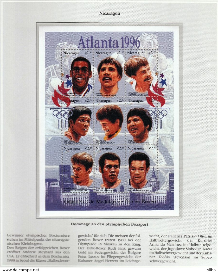 Nicaragua / Olympic Games Atlanta 1996 / Boxing - Summer 1996: Atlanta