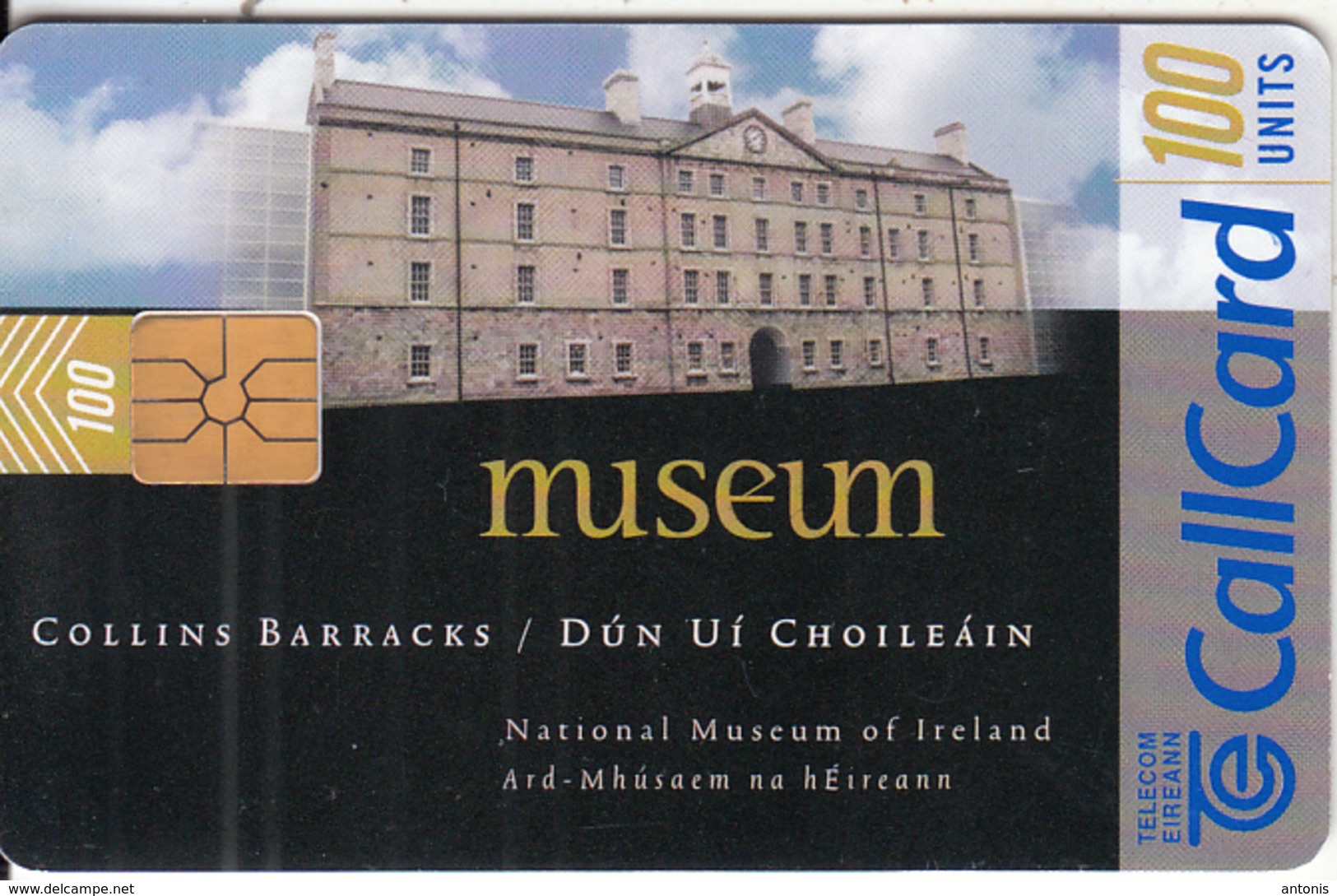 IRELAND - The National Museum Of Ireland At Collins Barracks(100 Units), Chip GP1, Tirage 15000, 08/97, Used - Irlanda