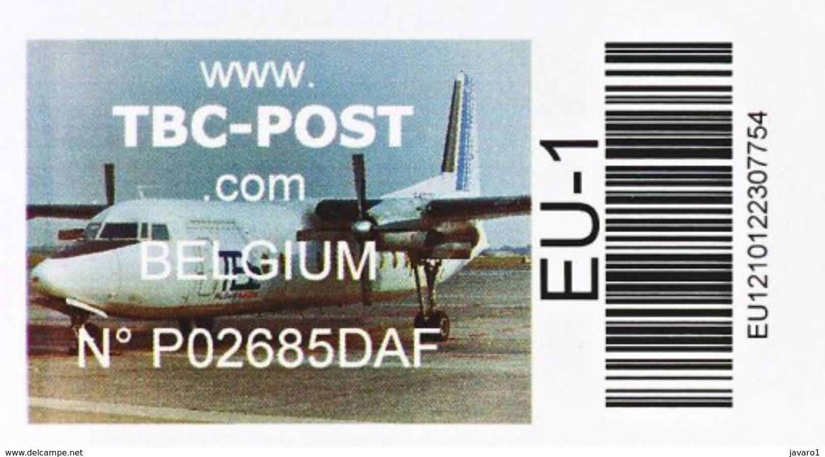 TBC POST :  21 EU-1  Fokker Avion / Vliegtuig Airplane  2 Different  Op/sur  Papier B + C   MINT - Privées & Locales [PR & LO]