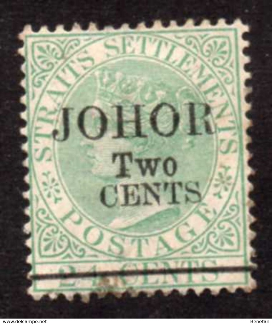 British Malaysia Johore Yv #2b Mint No Gum - Johore