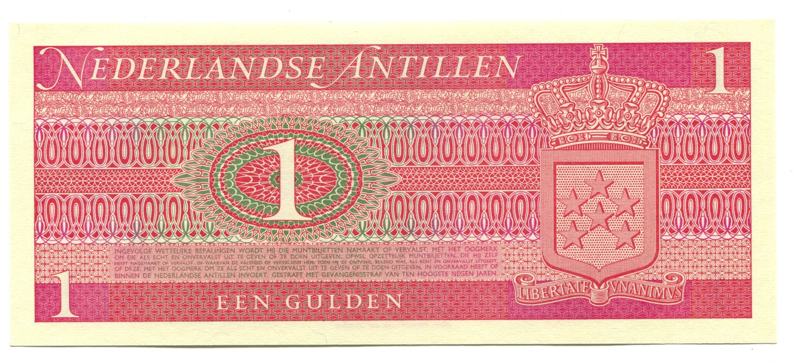 Netherlands Antilles UNC 1 Gulden Banknote - Other - America